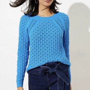 Bobble Pointelle Sweater
